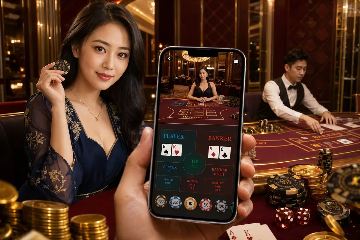 9kup Casino suasana permainan live interaktif